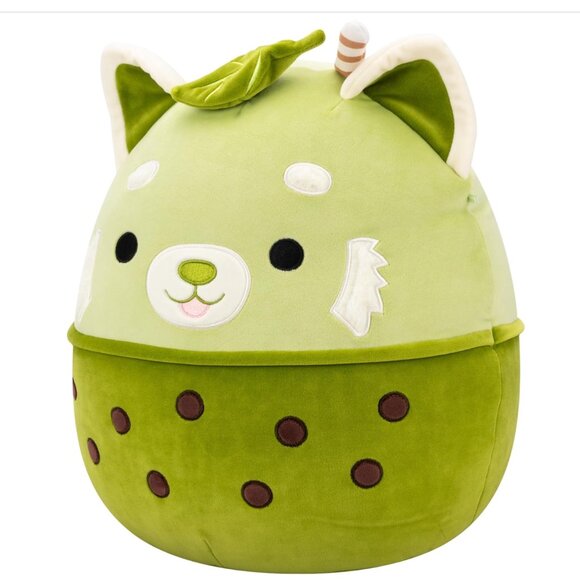 NWT Squishmallows Original 14in Eitan The Matcha Boba Red Panda – Official Jazwa - Picture 3 of 5